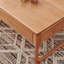 Table de salon carrée en bois massif-103399638