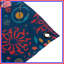 Tapisserie murale motif floral mandala - décoration murale fleur-1851652288