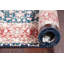Tapis de zone one-of-kind à la main noué la new age rose/bleu 4 pi 11 po x 6 pi 11 po Lilburn