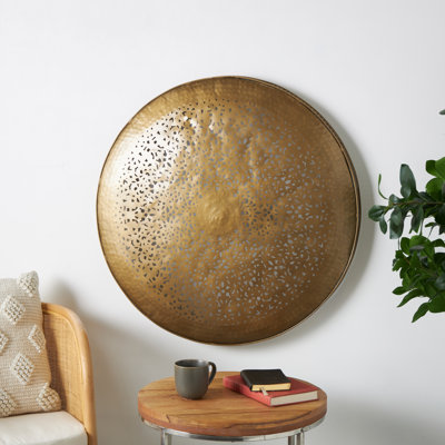 Boho Abstract Wall Decor on Metal
