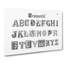 Ornamental Font Alphabet - Wrapped Canvas Typography Print - Wrapped Canvas-55313371