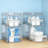 3 Tier Pull Out Clear Organizer With 2 Cups 6 Dividers Multi-Purpose