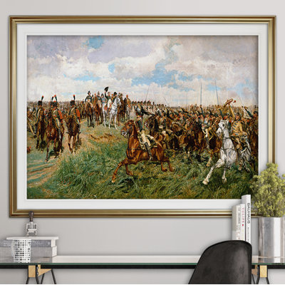 « bataille of friedland », reproduction d’impression en acrylique