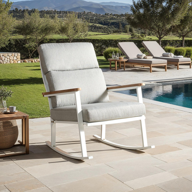 Chaise berçante de patio Getaway