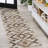 Aydon High-Low Pile Neutral Diamond Kilim Brown/Ivory Indoor/Outdoor Rug-1943679896