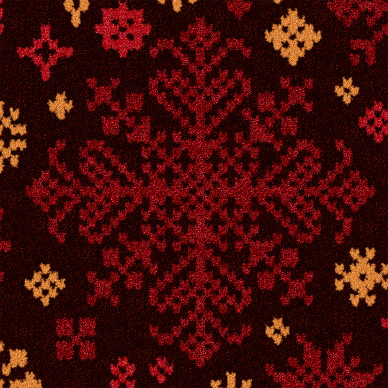 Neige qui tombe, Ruby, Rectangle 5 pi 4 po x 7 pi 8 po