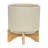 S/2 5/8" PLANTER W/ WOOD STAND