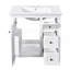 Meuble-lavabo 30 po avec lavabo en céramique-345438762