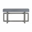 Élégante console à trois tiroirs, parfaite pour un décor moderne et traditionnel, combinant style et rangement.