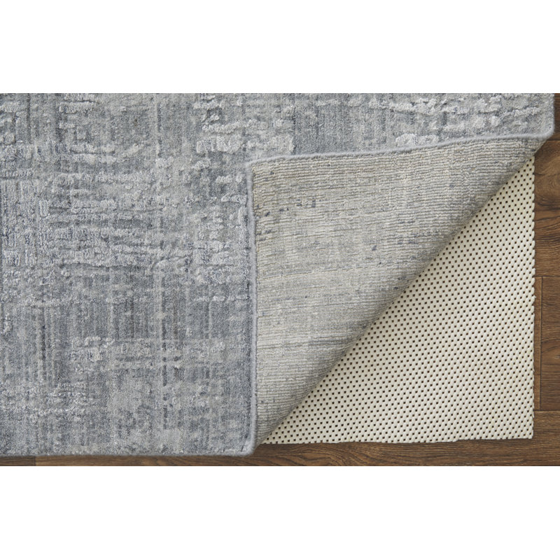 Eastfield Abstract Area Rug in Blue, Rectangle 8' x 10'