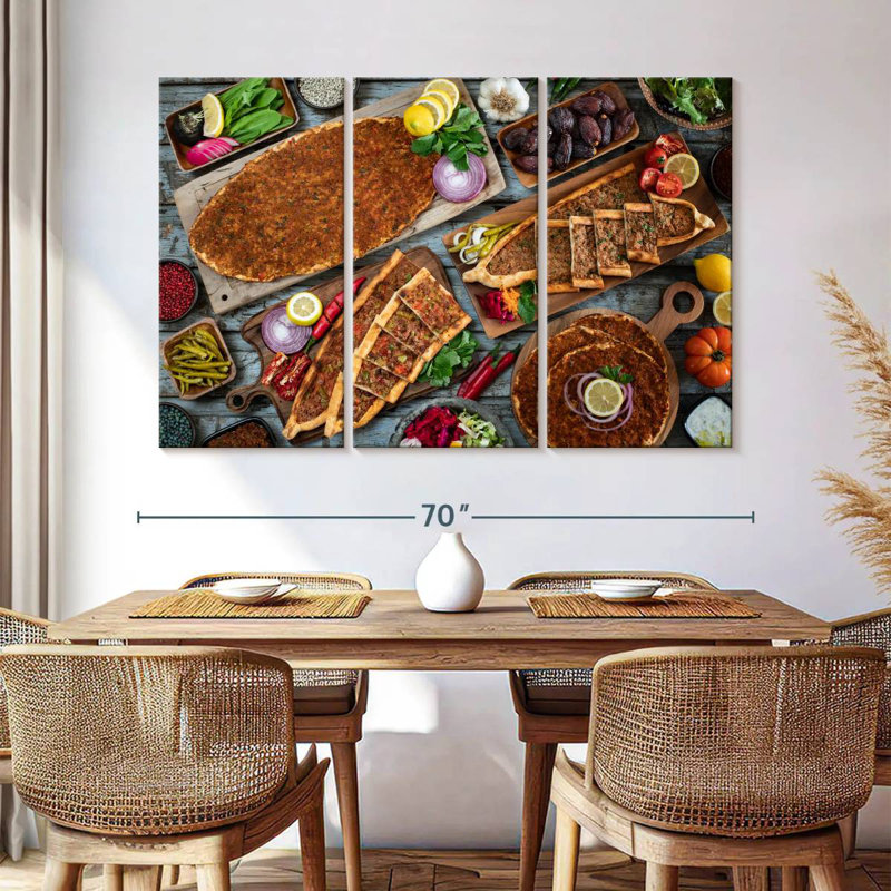 Yarlin Table Of Turkish Cuisine, 32" H x 50" W