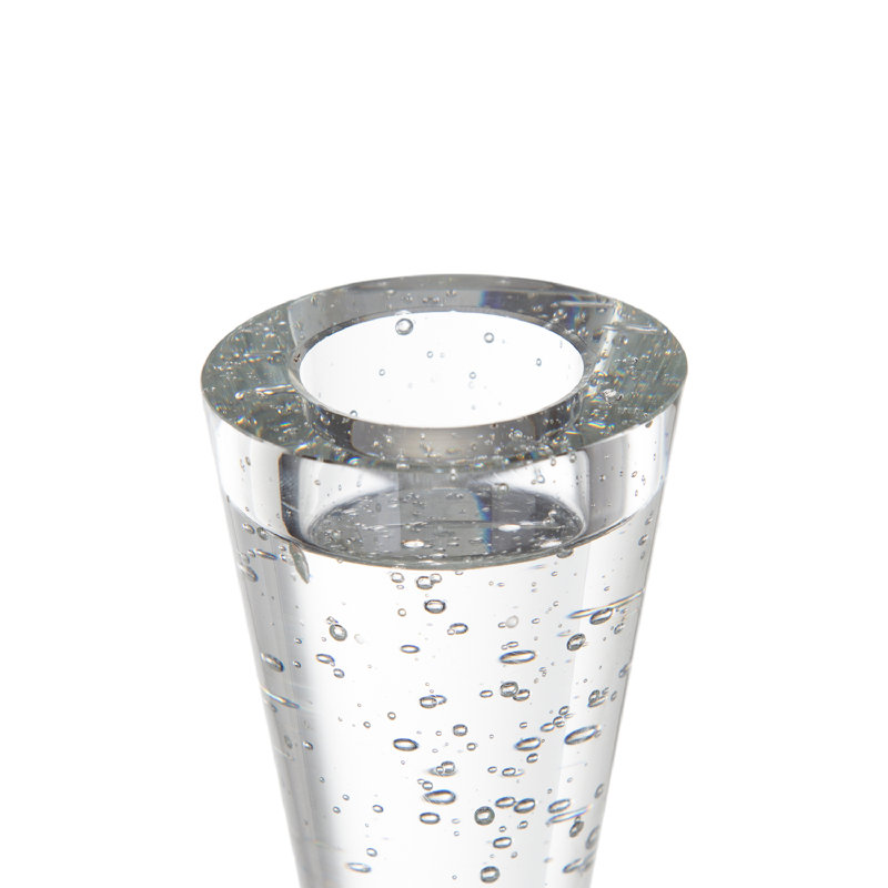 10.4'' H Glass Tabletop Tealight Holder