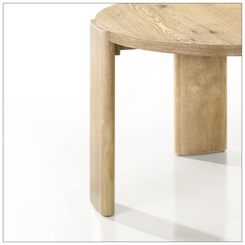 Bowen Oak Finish 47" Round Dining Table