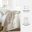 Ensemble de courtepointe réversible en microfibre beige Becky Cameron-1183966560