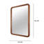 Monarrez Metal Flat Wall Mirror