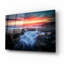 «Red Sky At Dusk» par Rick Berk, art mural en verre acrylique-677096936