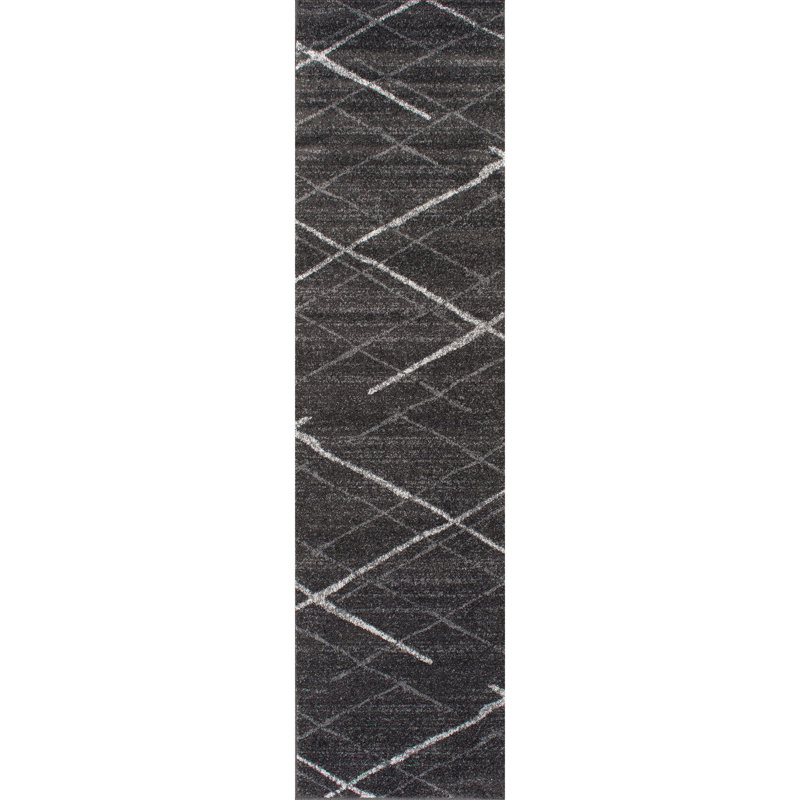 Amiia contemporain tapis, Tapis de couloir 2 pi 5 po x 9 pi 5 po
