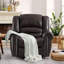 Fauteuil inclinable manuel surdimensionné 40,9 po Chemika-2141295765