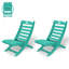 Chaise Adirondack pliante en plastique Alexeya-913834905