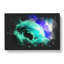Teal Rose Flower - Wrapped Canvas-64079300
