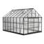 Outdoor Aluminum Polycarbonate Greenhouse With Ventilation And Rain Gutter, Walk In Greenhouse For Outdoors, Backyard, Garden-105760808