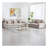 Cooper Linen 5-Seater Sofa with Cupholder