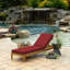 Coussin de chaise longue d'extérieur en mousse ARDEN, 21 x 72, fabriqué avec ProFoam-110973312