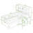 Twin Wood Platform Bed with Bookshelf, Chair, Desk and Drawer-1162048177