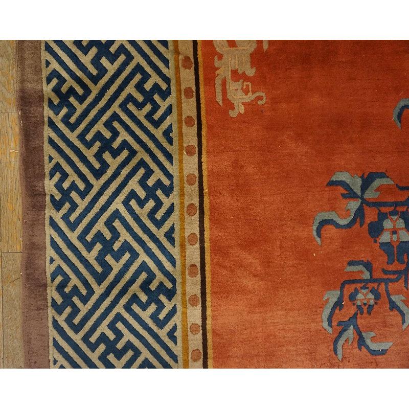 Antique Chinese Room Size Wool Rug