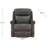 Dhiya Power Headrest Top Grain Leather Swivel Glider Recliner-1244472862