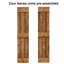 Portes de grange en bois massif de 84 po avec trousse d'installation Quincaillerie Rochelle-98425784-98425785