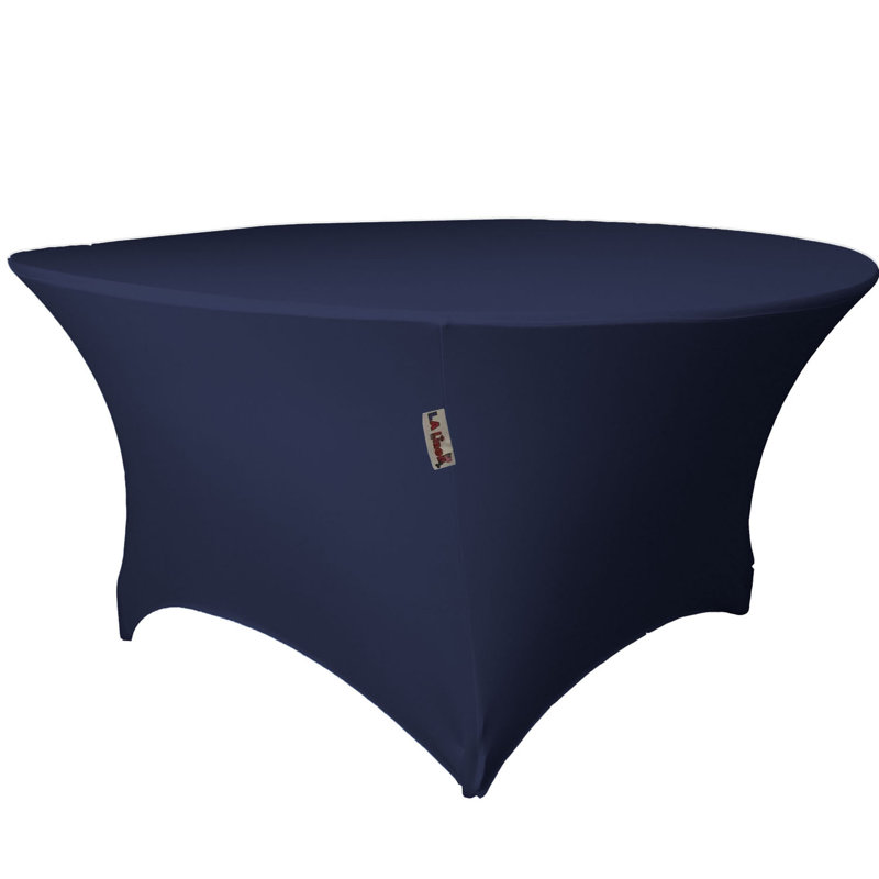 Nappe Spandex, R 48 po x H 30 po, Bleu marine