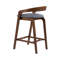Tabouret de comptoir rembourré 27,36 po Piera-883441038