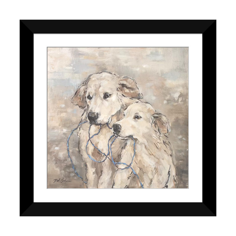 « family », reproduction sur toile, H 16 po x l 16 po x P 1 po, Papier d'art encadré noir, Blanc