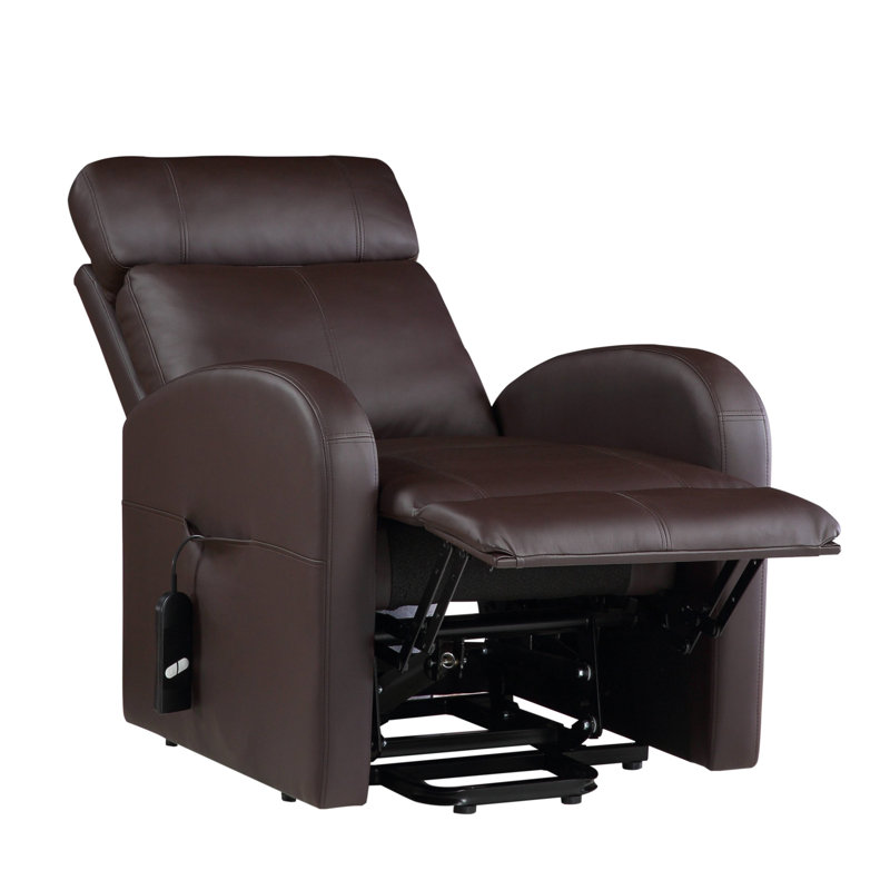 Fauteuil inclinable électrique lève-personne standard Axcel, Similicuir brun