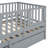 Daybed with Fence Guardrails and 2 Drawers-644393821-644393823