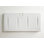 Foundations Classic Horizontal Baby Changing Station with Backer Plate - Light Gray