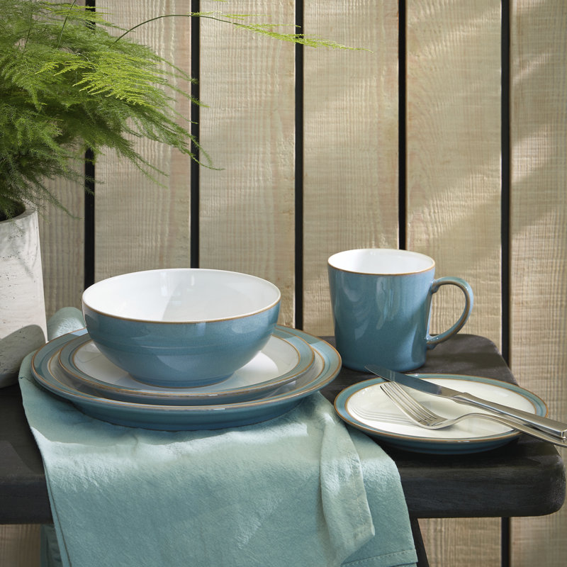 Azure Rimmed 12 Pc Set