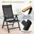 Adjustable Aluminum Outdoor Folding Dining Chairs-2070484966