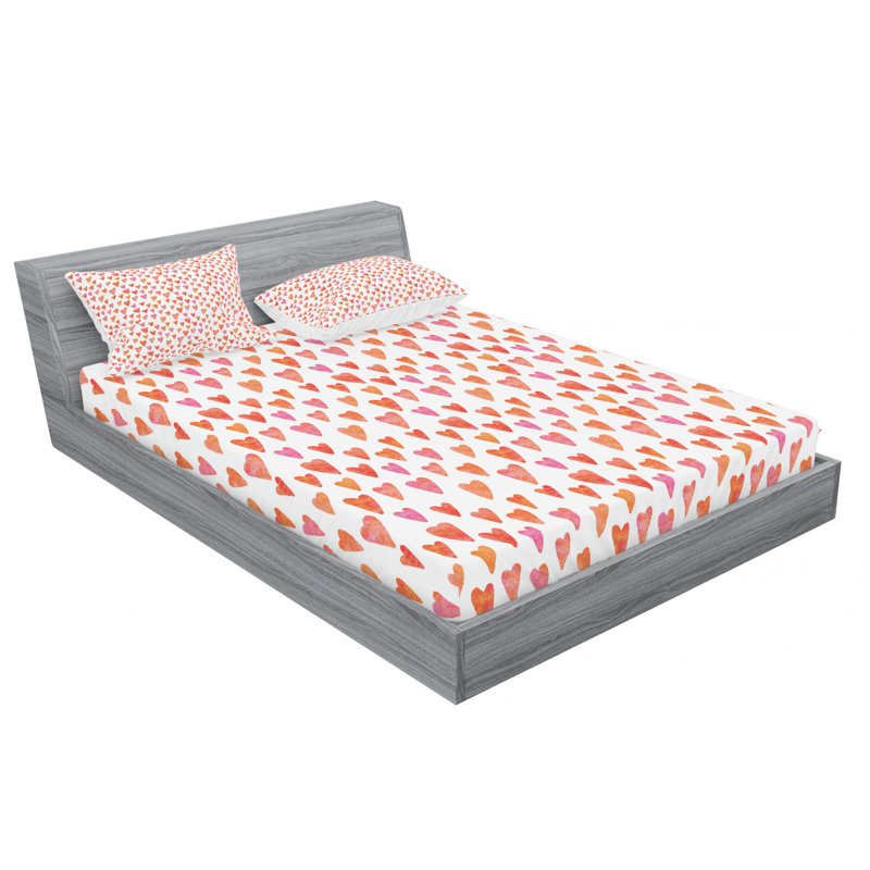 Microfiber Sheet Set, Queen Sheet Set with Fitted Sheet