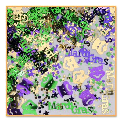 Mardi Gras Confetti - Pack of 6