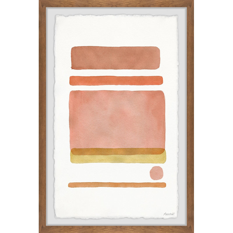 Dot In Between Lines V - Single Picture Frame Painting, 91 cm H x 61 cm W x 3.81 cm D