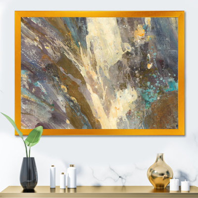 «Fire and Ice Minerals IV», reproduction d'art sur toile