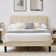 Auxter Upholstered Platform Bed Frame with Adjustable Headboard No Box Spring Needed
