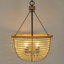 Lustre 4 lumières 16,5 po Bolho