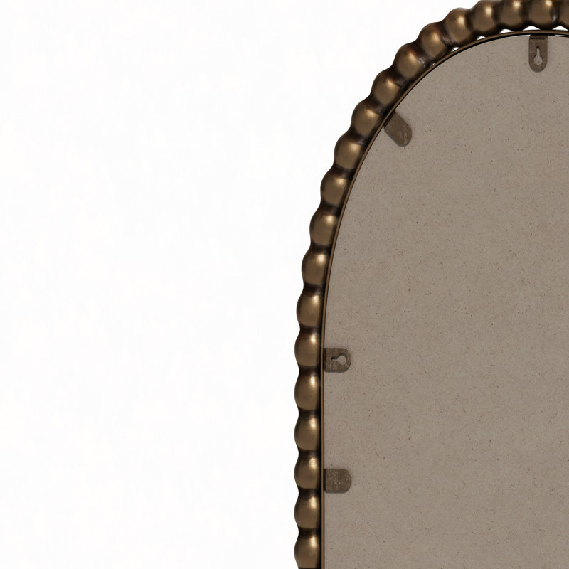 Miroir rétro Iron Art, Doré