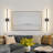 Battery Operated Wall Sconces With Remote Control, Led Wall Sconce With 350 Degree Rotation-253962649