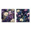 Antoine - Ensemble de 2 collages floraux carrés-101847197-101847203