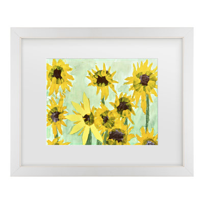 Bolog Dale Hefer Suflowers By Jam Matted Framed Art