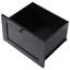 Black Kitchen Storage Island With Deep Drawers And Wheels, 54.5 54.5" Drop Leaf, Rolling Cart Power Outlets Wheels